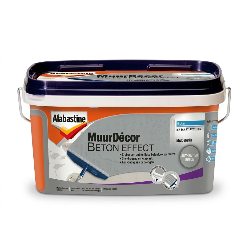 Alabastine Alabast Muurdecor Auth. Beton Mat