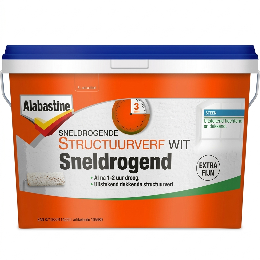 ALABASTINE SNELDROGENDE STRUCTUURVERF Mat
